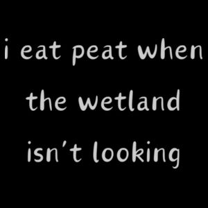 when the wetland isn't looking - light text Design