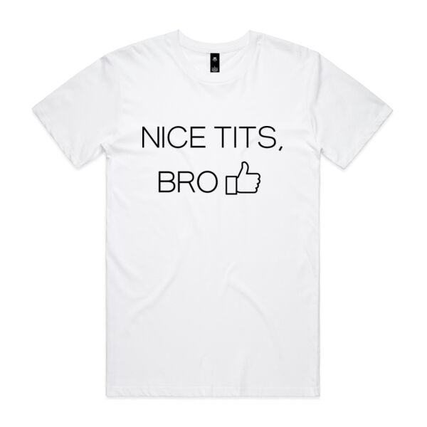 nice tits, bro - dark text Thumbnail
