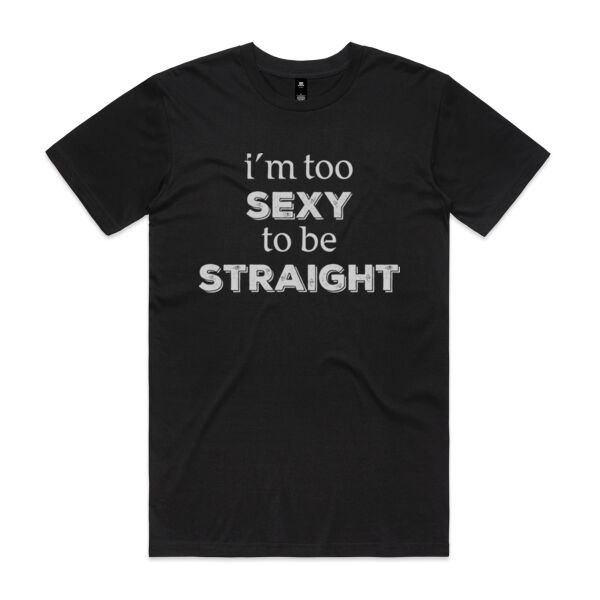 too sexy to be straight - light text Thumbnail