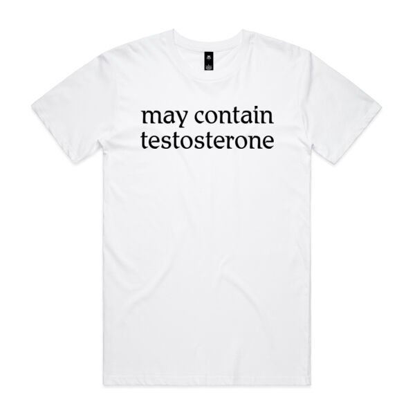 may contain testosterone - dark text Thumbnail